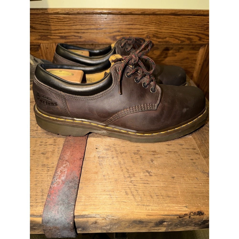 Dr. Martens 8053 Gaucho Crazy Horse Leather Padded Collar Oxfords Mens 14
